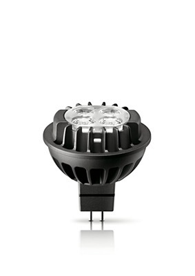 LED MR 11 Niedervolt / Schwarz 3,5W warmweiß G4-Sockel 40°